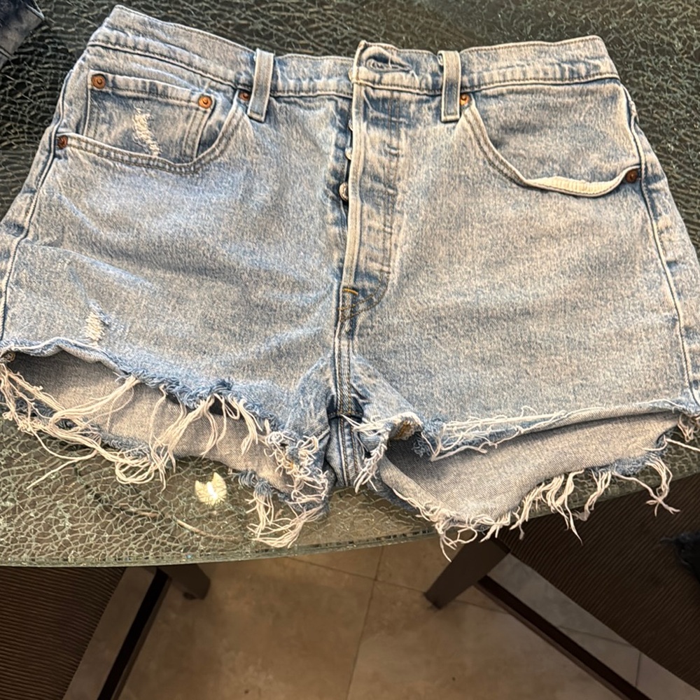Levi's Blue Jean Shorts Classic Style